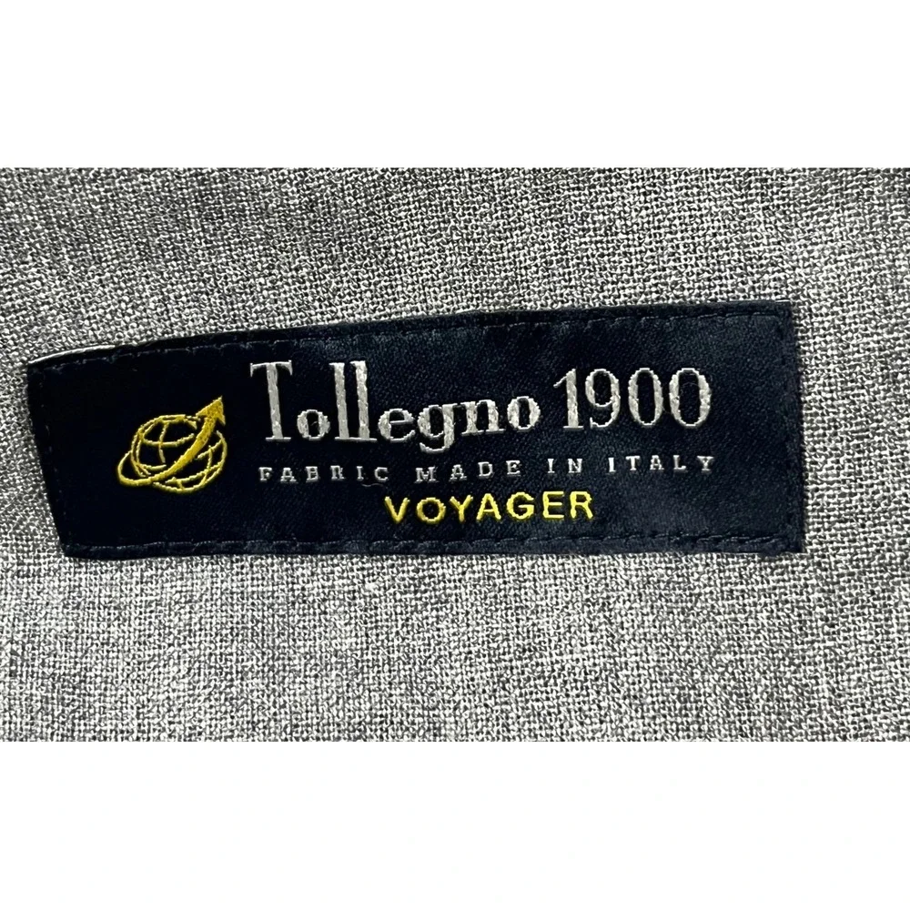 J Crew Ludlow Slim Traveler Tollegno 1900 Blazer Mens‎ 38S Gray Italy Voyager